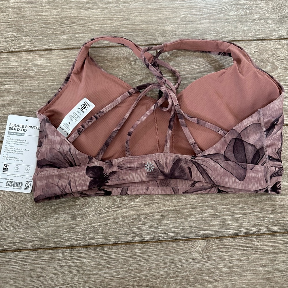 NWT M Althleta Solace Printed Bra D-DD - Picture 2 of 3